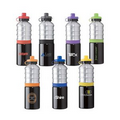 25 oz. Ribbed Aluminum Bottle w/ Silicone Color Band